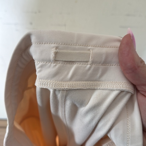 Fabletics Cream Drawstring Waist Jogger Style Pull On Pants Size Medium - Picture 6 of 6